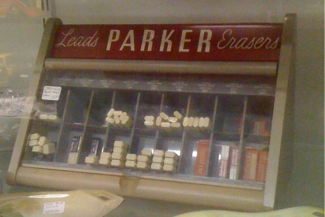 Parker Tabletop Lead & Erasers Display-Filled!