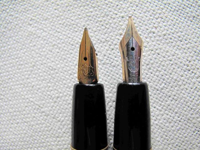 Different nibs over the 50íes