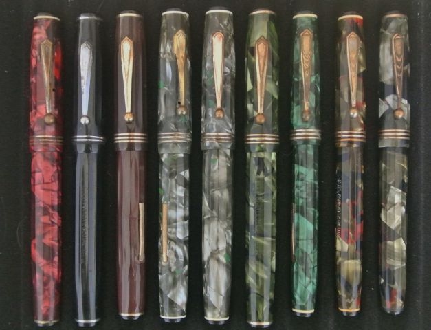 Various Parker Parkette Deluxe Pens