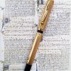 Waterman 0552 1/2 gold filled overlay, Gothic pattern