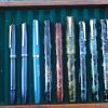 Mix of British made Mabie Todd pens - include Merle Blancs, Cygnet, and Jackdaw